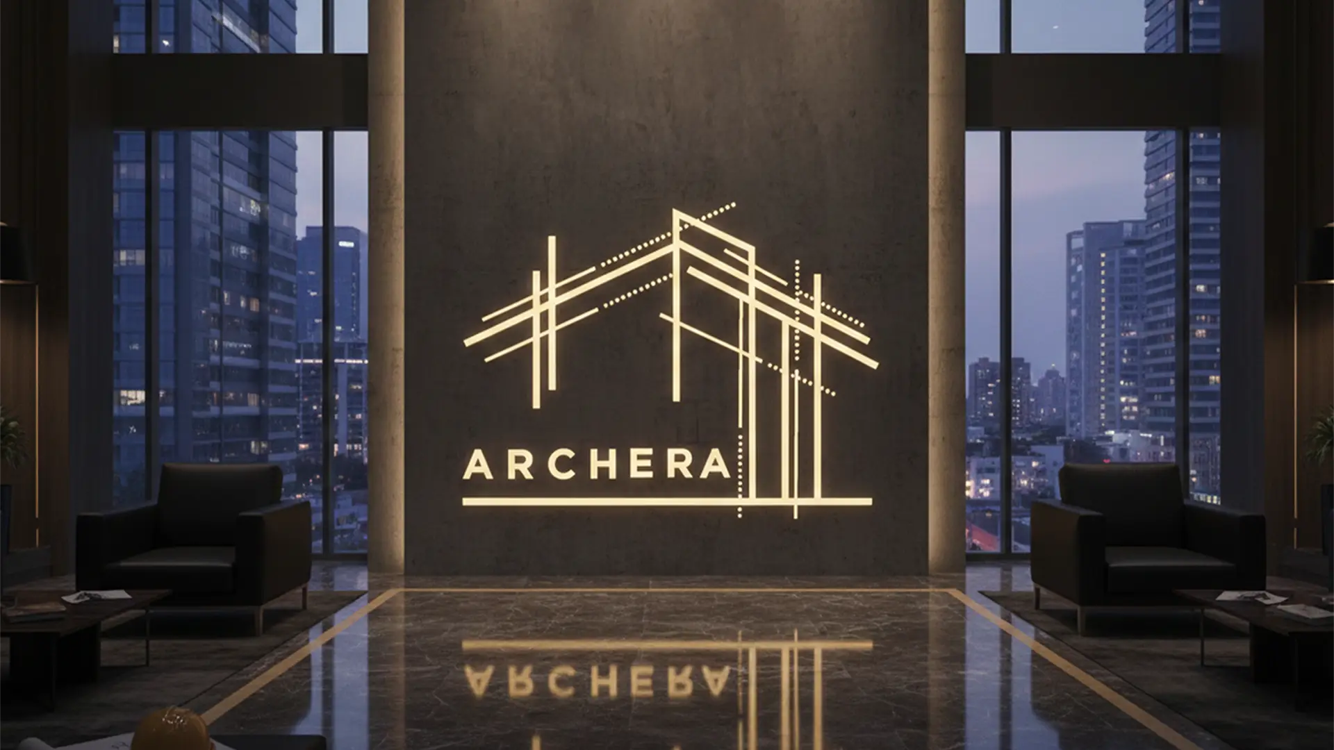 Archera visionary architectural narrative and sustainable urban development branding by Propagamda Agency.